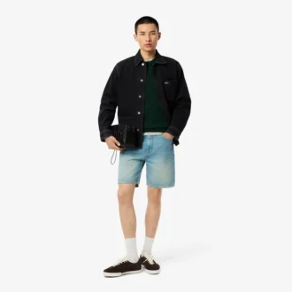 Maglione da uomo in cotone con collo a giro