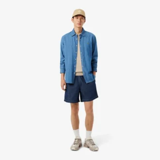Maglione da uomo in cotone con collo a giro