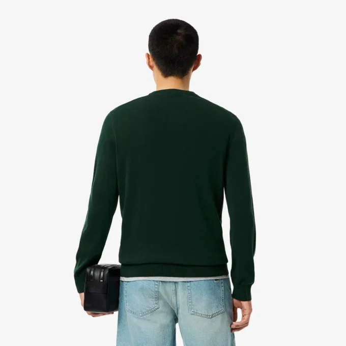 Maglione da uomo in cotone con collo a giro Maglione da uomo in cotone con collo a giro