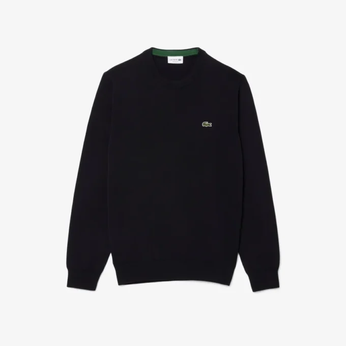 Maglione da uomo in cotone con collo a giro Maglione da uomo in cotone con collo a giro