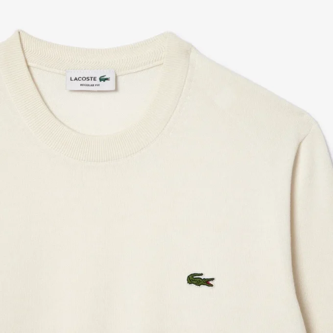 Maglione da uomo in cotone con collo a giro Maglione da uomo in cotone con collo a giro