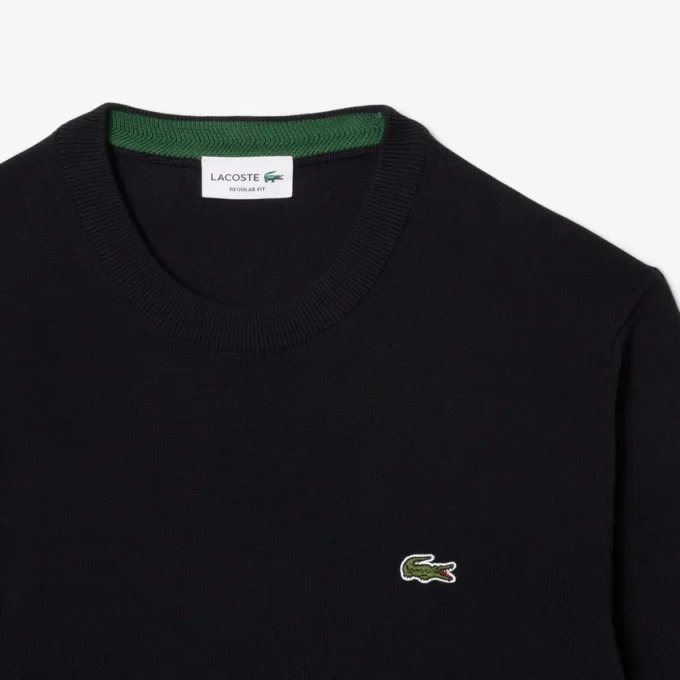 Maglione da uomo in cotone con collo a giro Maglione da uomo in cotone con collo a giro