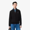 Maglione da uomo in cotone con collo alto e zip Maglione da uomo in cotone con collo alto e zip