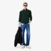 Maglione da uomo in cotone con collo alto e zip Maglione da uomo in cotone con collo alto e zip