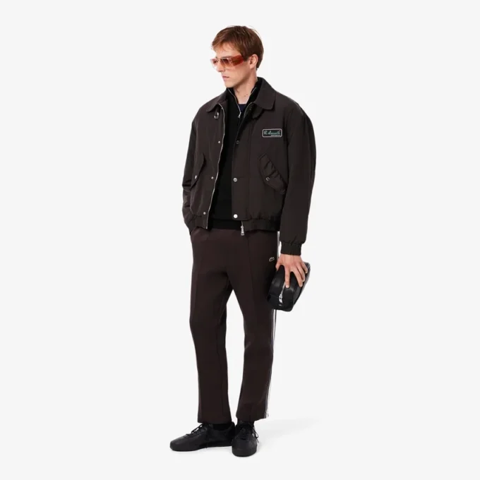 Maglione da uomo in cotone con collo alto e zip Maglione da uomo in cotone con collo alto e zip