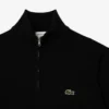 Maglione da uomo in cotone con collo alto e zip Maglione da uomo in cotone con collo alto e zip