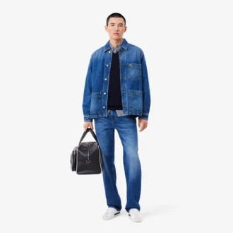 Maglione da uomo in cotone con scollo a V