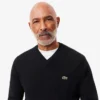 Maglione da uomo in cotone con scollo a V Maglione da uomo in cotone con scollo a V