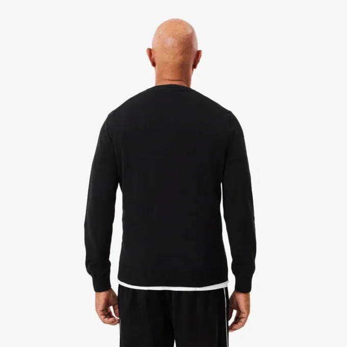 Maglione da uomo in cotone con scollo a V Maglione da uomo in cotone con scollo a V