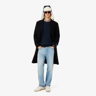 Maglione da uomo in jersey di cotone a righe