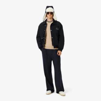 Maglione da uomo in jersey di cotone a righe