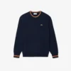 Maglione da uomo in jersey di cotone a righe Maglione da uomo in jersey di cotone a righe