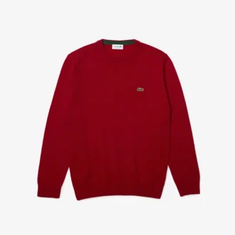 Maglione da uomo in lana a girocollo Maglione da uomo in lana a girocollo