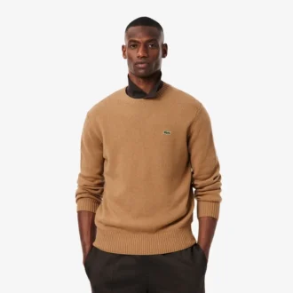 Maglione da uomo in lana a girocollo Maglione da uomo in lana a girocollo
