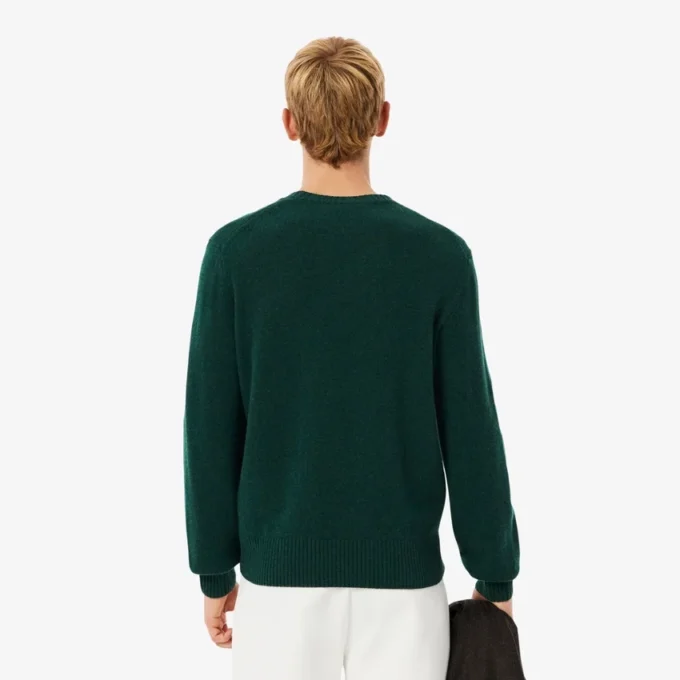 Maglione da uomo in lana a girocollo Maglione da uomo in lana a girocollo