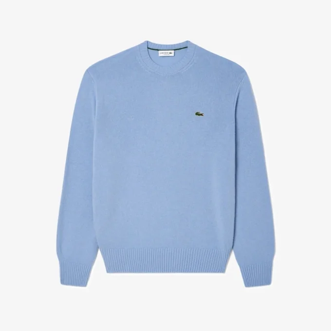 Maglione da uomo in lana a girocollo Maglione da uomo in lana a girocollo