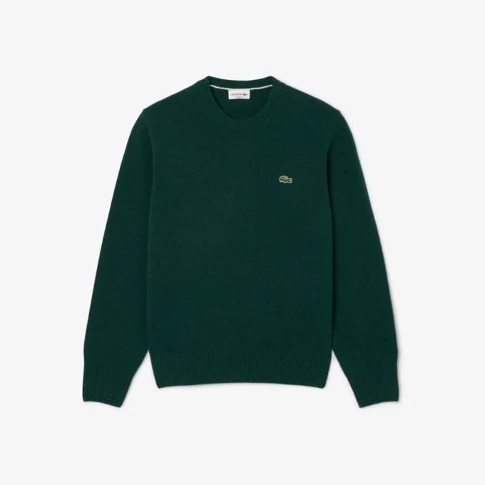 Maglione da uomo in lana a girocollo Maglione da uomo in lana a girocollo