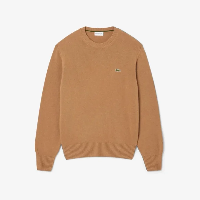 Maglione da uomo in lana a girocollo Maglione da uomo in lana a girocollo