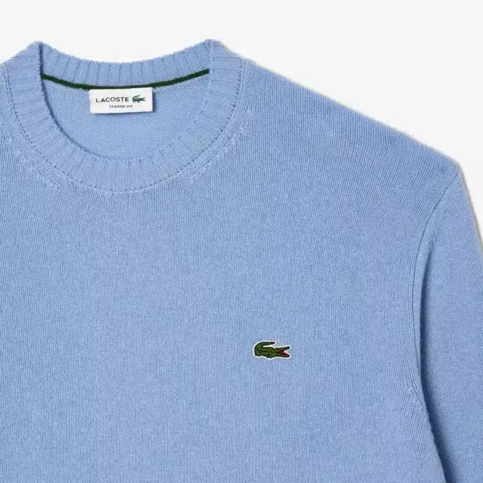 Maglione da uomo in lana a girocollo Maglione da uomo in lana a girocollo