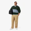 Maglione da uomo in lana a righe con scollo a V Maglione da uomo in lana a righe con scollo a V
