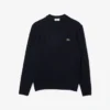 Maglione da uomo in lana a trecce con collo a giro Maglione da uomo in lana a trecce con collo a giro
