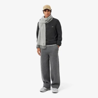 Maglione da uomo in lana con collo alto e zip