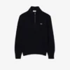 Maglione da uomo in lana con collo alto e zip Maglione da uomo in lana con collo alto e zip