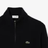 Maglione da uomo in lana con collo alto e zip Maglione da uomo in lana con collo alto e zip