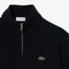 Maglione da uomo in lana con collo alto e zip Maglione da uomo in lana con collo alto e zip
