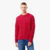 Maglione da uomo in lana con effetto patchwork e vestibilità comoda Maglione da uomo in lana con effetto patchwork e vestibilità comoda