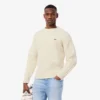 Maglione da uomo in lana con effetto patchwork e vestibilità comoda Maglione da uomo in lana con effetto patchwork e vestibilità comoda