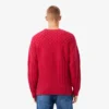 Maglione da uomo in lana con effetto patchwork e vestibilità comoda Maglione da uomo in lana con effetto patchwork e vestibilità comoda