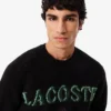 Maglione da uomo in lana con intarsio del marchio Maglione da uomo in lana con intarsio del marchio