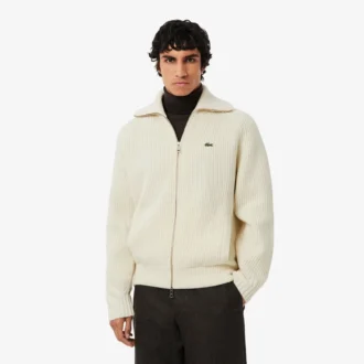 Maglione da uomo in lana con zip
