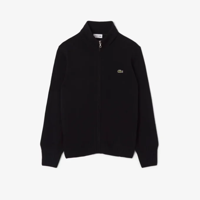Maglione da uomo in lana con zip Maglione da uomo in lana con zip