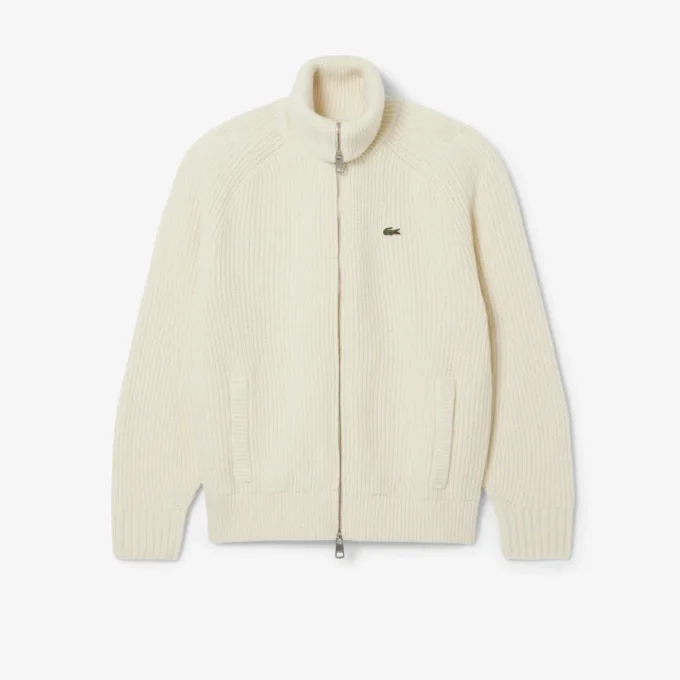 Maglione da uomo in lana con zip Maglione da uomo in lana con zip