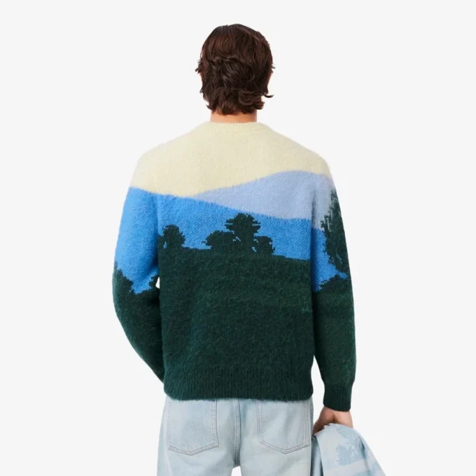 Maglione da uomo in lana di alpaca Landscape Maglione da uomo in lana di alpaca Landscape