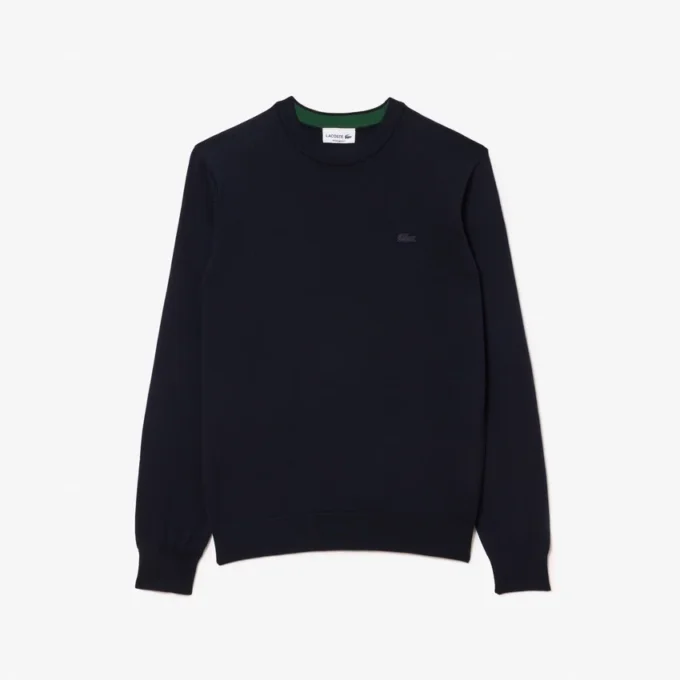 Maglione da uomo in lana merino con collo a giro Maglione da uomo in lana merino con collo a giro