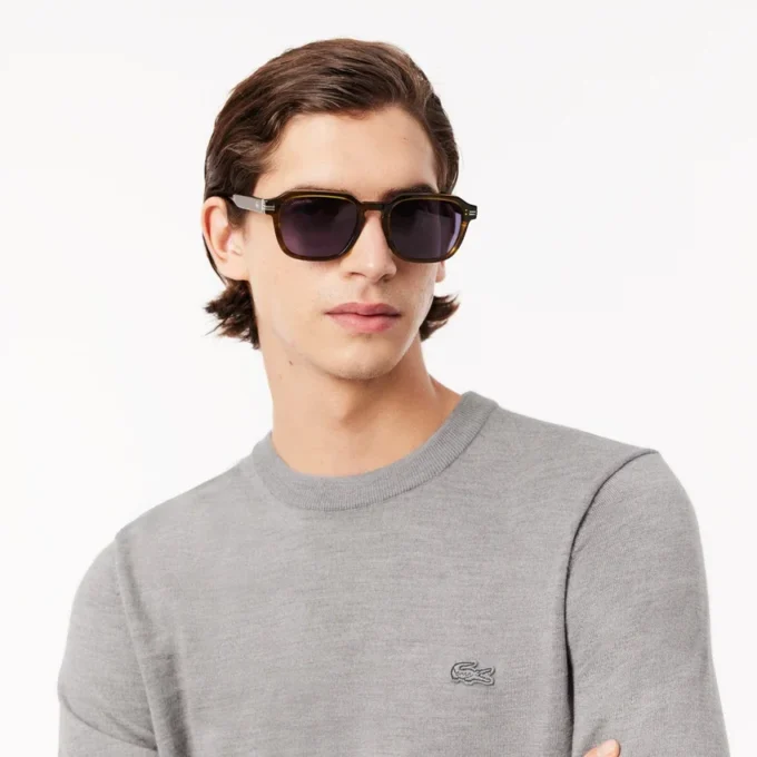 Maglione da uomo in lana merino con collo a giro Maglione da uomo in lana merino con collo a giro