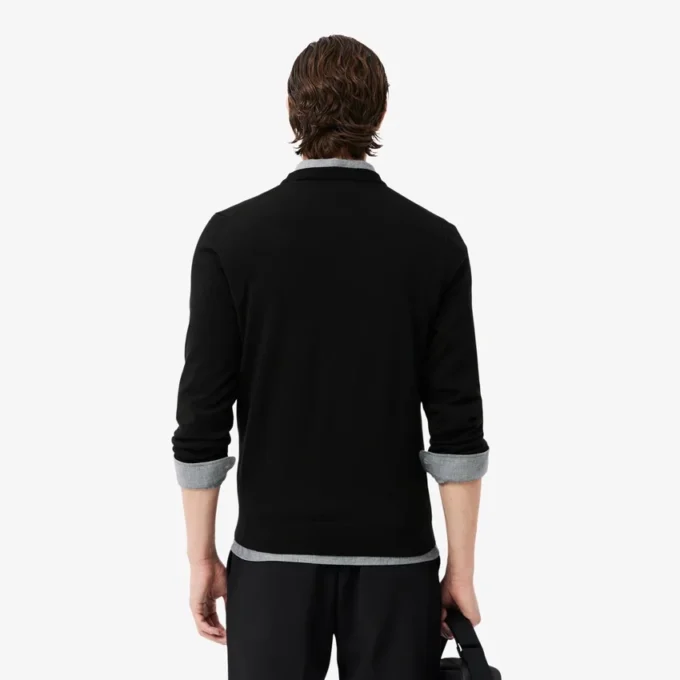 Maglione da uomo in lana merino con collo a giro Maglione da uomo in lana merino con collo a giro