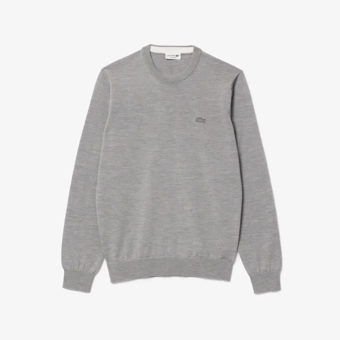 Maglione da uomo in lana merino con collo a giro Maglione da uomo in lana merino con collo a giro