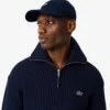 Maglione da uomo in lana pesante con mezza zip Maglione da uomo in lana pesante con mezza zip
