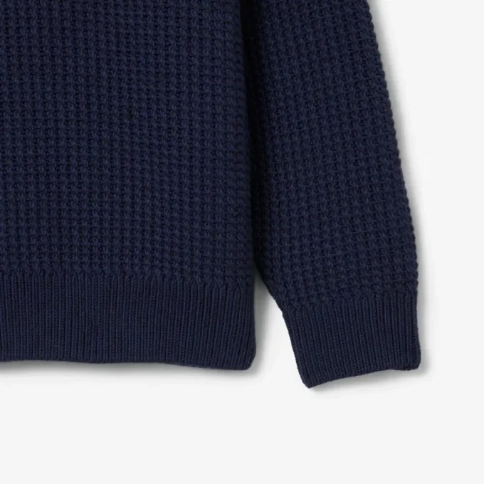 Maglione da uomo in lana pesante con mezza zip Maglione da uomo in lana pesante con mezza zip
