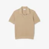 Maglione da uomo in misto cotone con collo a polo aperto Maglione da uomo in misto cotone con collo a polo aperto