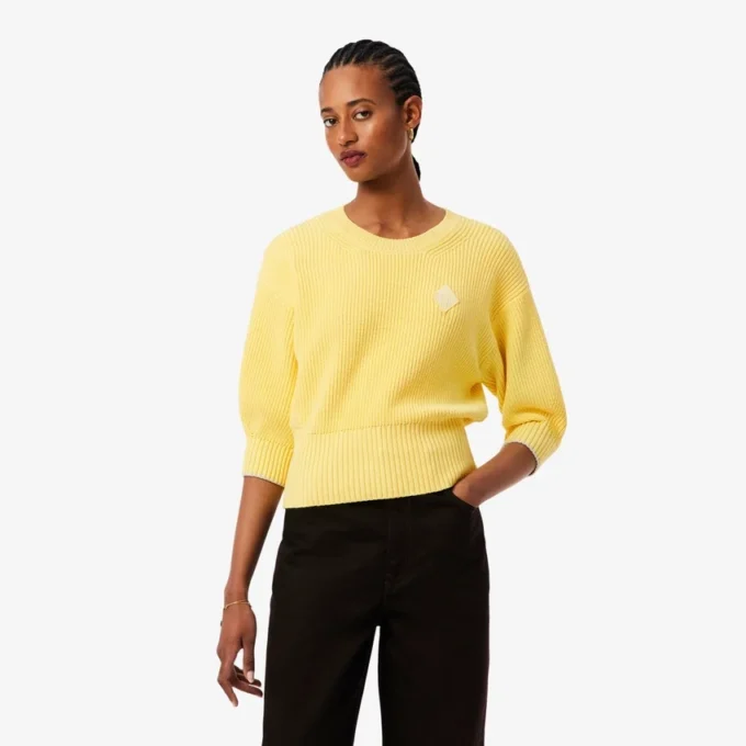 Maglione girocollo in cotone Maglione girocollo in cotone