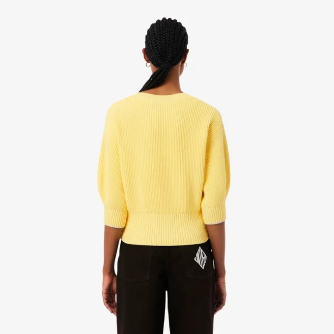 Maglione girocollo in cotone Maglione girocollo in cotone