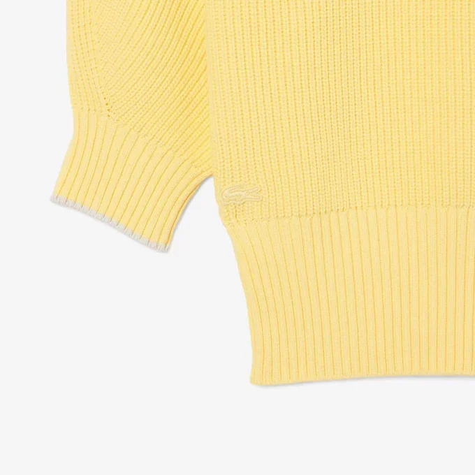 Maglione girocollo in cotone Maglione girocollo in cotone