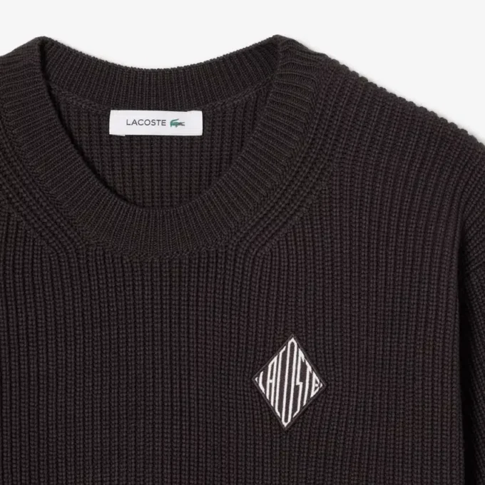Maglione in cotone a girocollo Maglione in cotone a girocollo