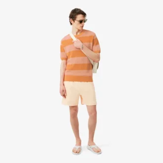 Maglione in cotone a maniche corte