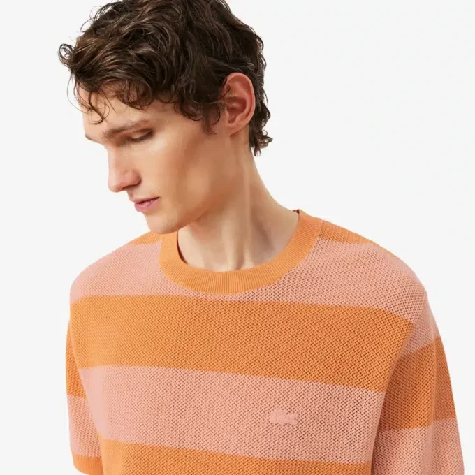 Maglione in cotone a maniche corte Maglione in cotone a maniche corte